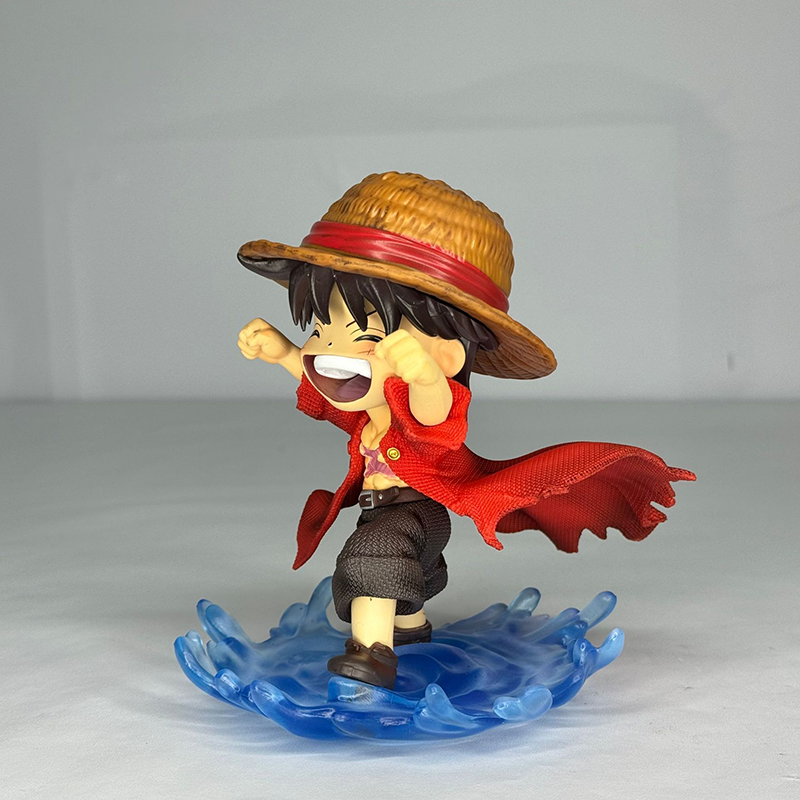 One Piece Luffy Zoro Chibi Statue Action Figure Anime Collection Model Toy Japanese Anime Character Decoration Gift Fans