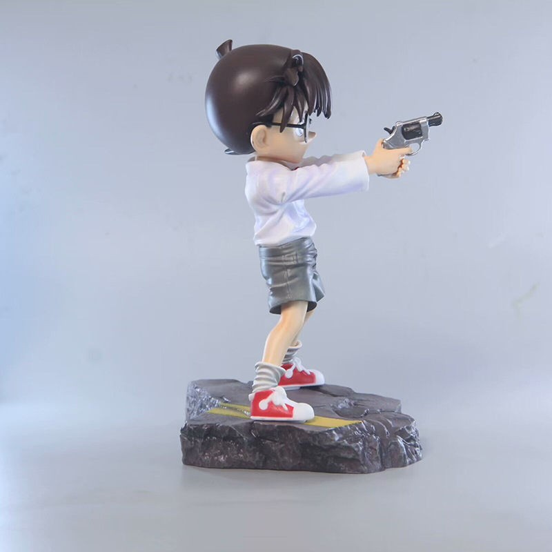 Detective Conan Conan Edogawa Shinichi Kudo Statue Action Figure Anime Collection Model Toy Japanese Character Decoration Fans