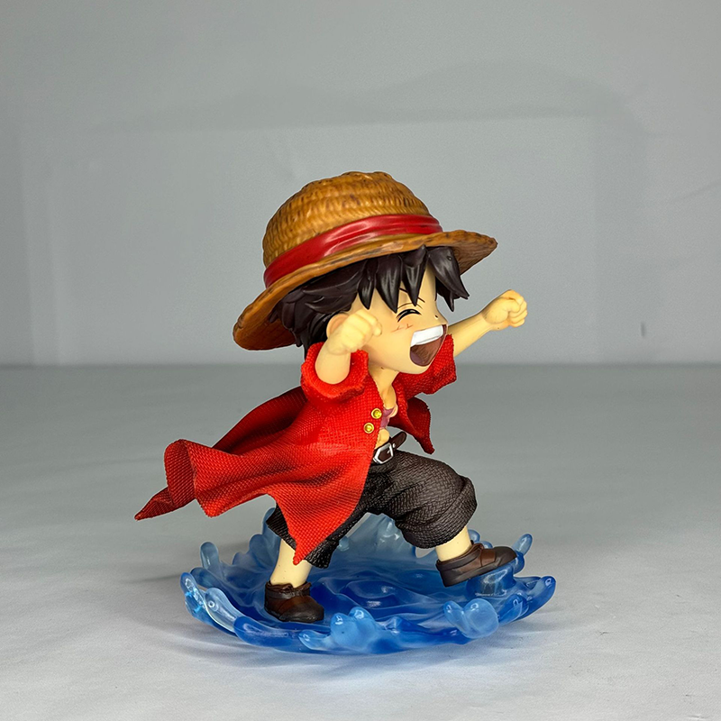 One Piece Luffy Zoro Chibi Statue Action Figure Anime Collection Model Toy Japanese Anime Character Decoration Gift Fans