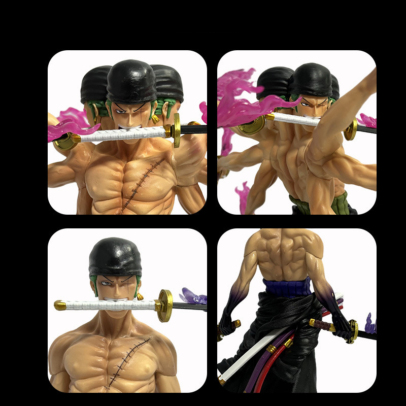 One Piece Roronoa Zoro Statue Action Figure Anime Collection Model Toy Japanese Anime Character Decoration Gift Fans