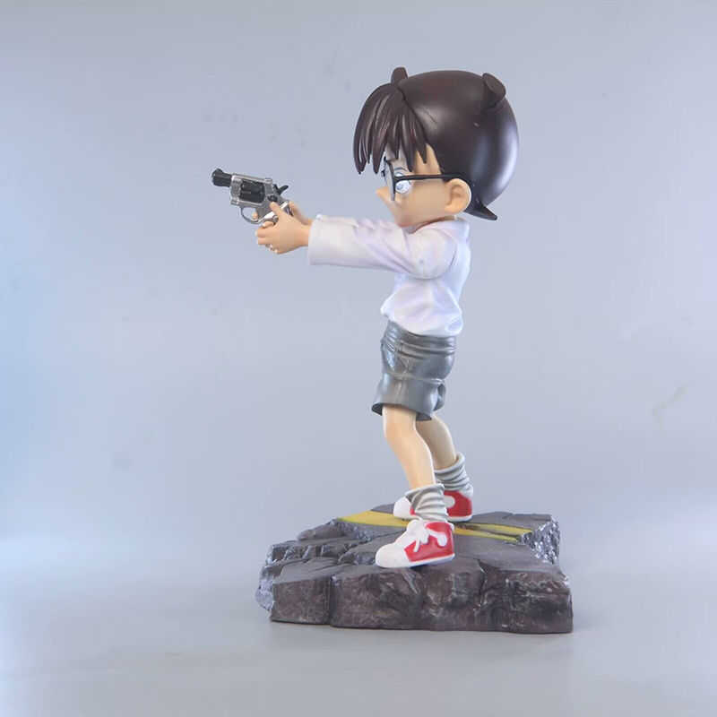 Detective Conan Conan Edogawa Shinichi Kudo Statue Action Figure Anime Collection Model Toy Japanese Character Decoration Fans