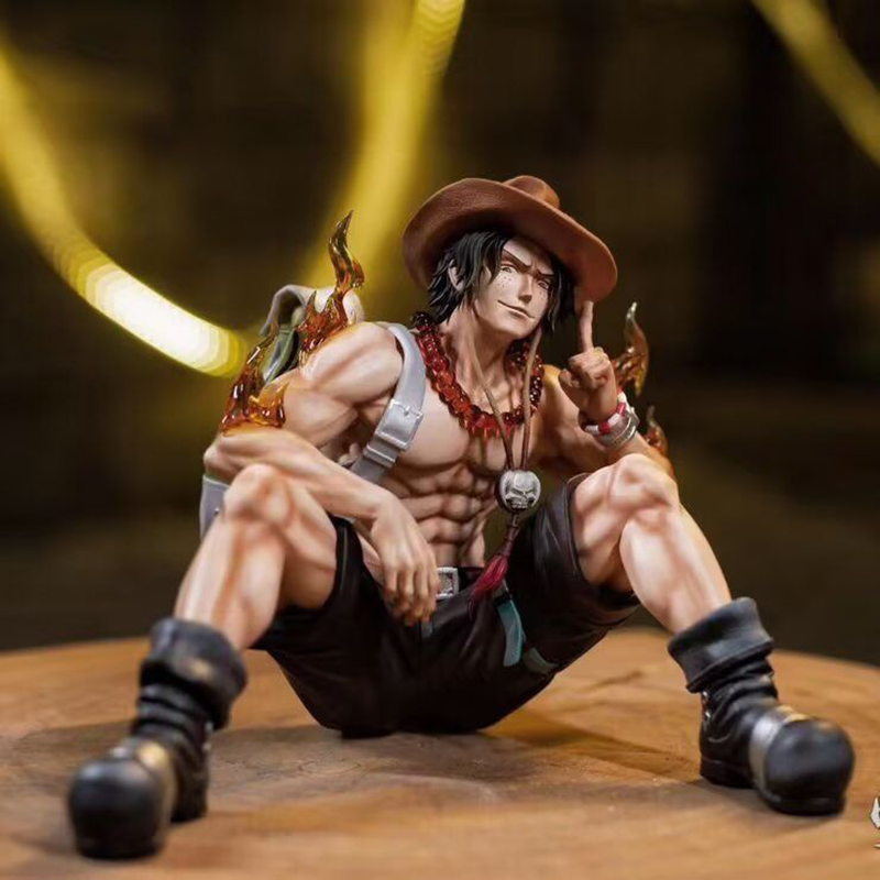 One Piece Portgas D Ace Statue Action Figure Anime Collection Model Toy Japanese Anime Character Decoration Gift Fans