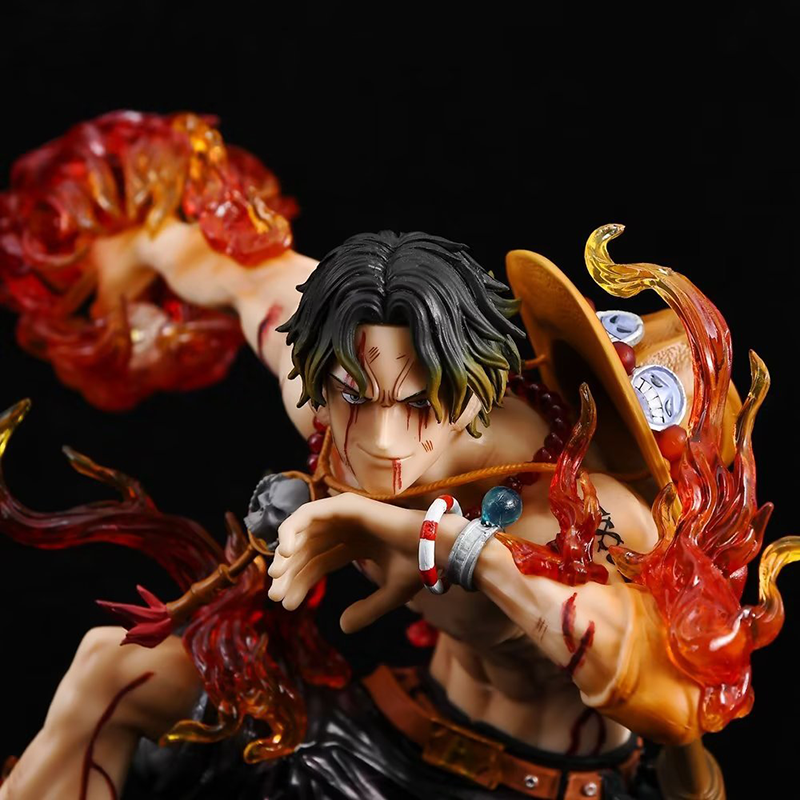 One Piece Portgas D Ace Statue Action Figure Anime Collection Model Toy Japanese Anime Character Decoration Gift Fans