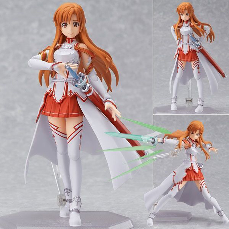 Sword Art Online Kirito Asuna Statue Action Figure Anime Collection Model Toy Japanese Character Decoration Gift Fans