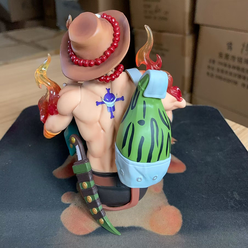 One Piece Portgas D Ace Statue Action Figure Anime Collection Model Toy Japanese Anime Character Decoration Gift Fans
