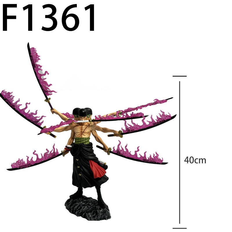 One Piece Roronoa Zoro Statue Action Figure Anime Collection Model Toy Japanese Anime Character Decoration Gift Fans