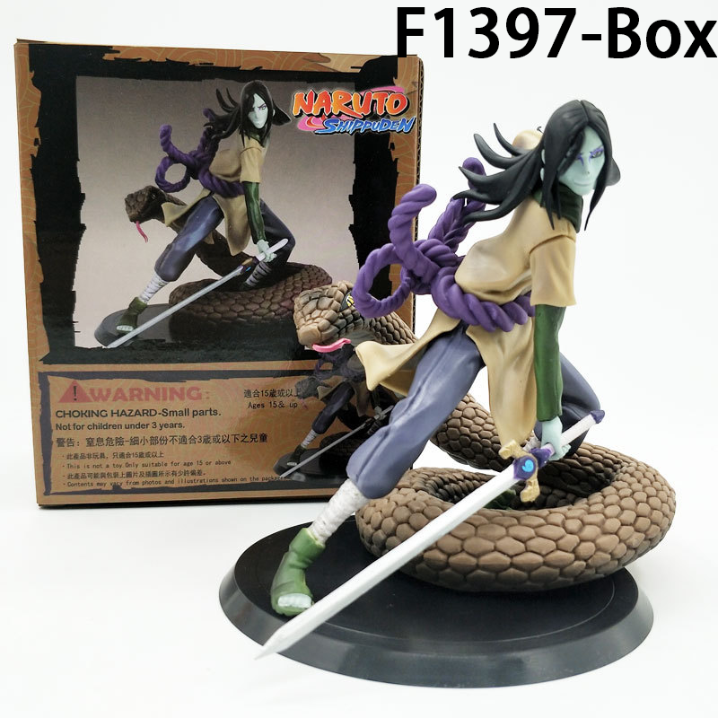 Naruto Orochimaru Statue Action Figure Anime Collection Model Toy Japanese Anime Character Decoration Gift Fans