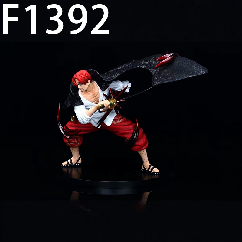 One Piece Shanks Statue Action Figure Anime Collection Model Toy Japanese Anime Character Decoration Gift Fans