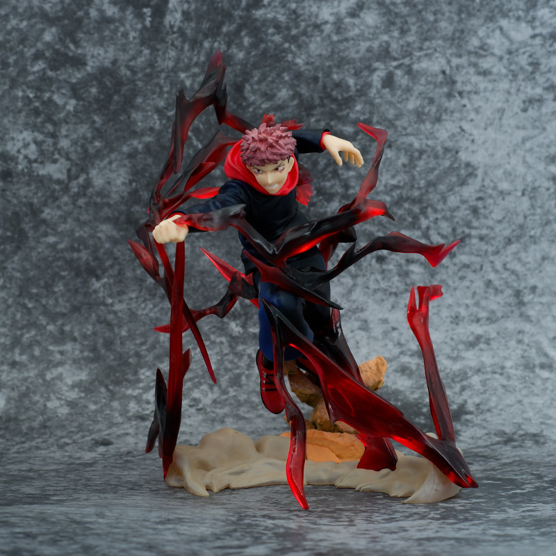 Jujutsu Kaisen Yuji Itadori Statue Action Figure Anime Collection Model Toy Japanese Anime Character Decoration Gift Fans