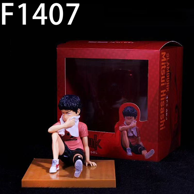 Slam Dunk Sakuragi Hanamichi Rukawa Kaede Mitsui Hisashi Akagi Takenori Miyagi Ryota Statue Action Figure Anime Collection Model Toy