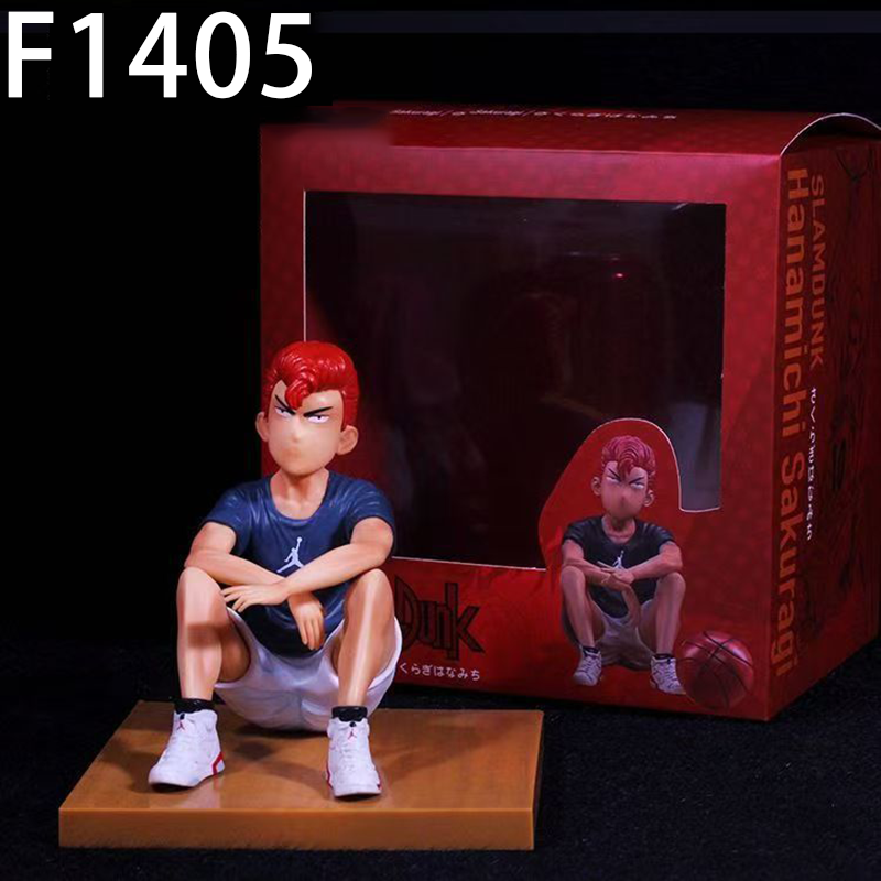 Slam Dunk Sakuragi Hanamichi Rukawa Kaede Mitsui Hisashi Akagi Takenori Miyagi Ryota Statue Action Figure Anime Collection Model Toy