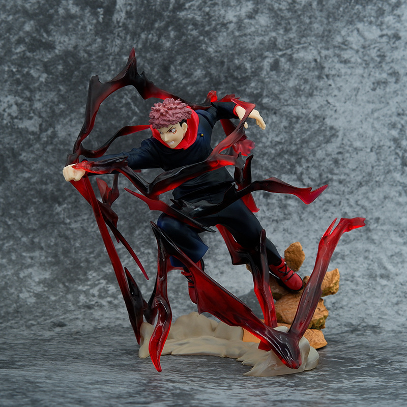 Jujutsu Kaisen Yuji Itadori Statue Action Figure Anime Collection Model Toy Japanese Anime Character Decoration Gift Fans