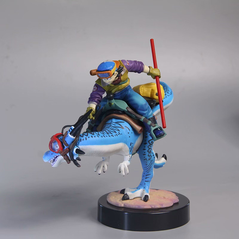 Dragon Ball Goku Riding Dinosaur Statue Action Figure Anime Collection Model Toy Japanese Anime Character Decoration Gift Fans