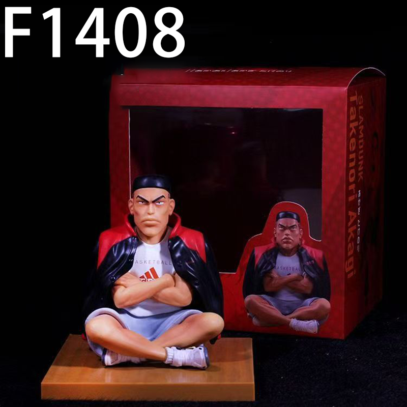 Slam Dunk Sakuragi Hanamichi Rukawa Kaede Mitsui Hisashi Akagi Takenori Miyagi Ryota Statue Action Figure Anime Collection Model Toy