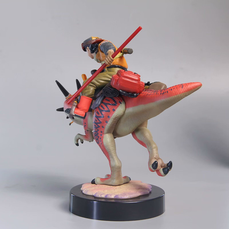 Dragon Ball Goku Riding Dinosaur Statue Action Figure Anime Collection Model Toy Japanese Anime Character Decoration Gift Fans