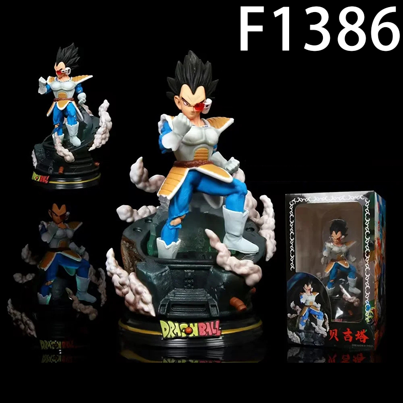 Dragon Ball Vegeta Son Gohan Statue Action Figure Anime Collection Model Toy Japanese Anime Character Decoration Gift Fans