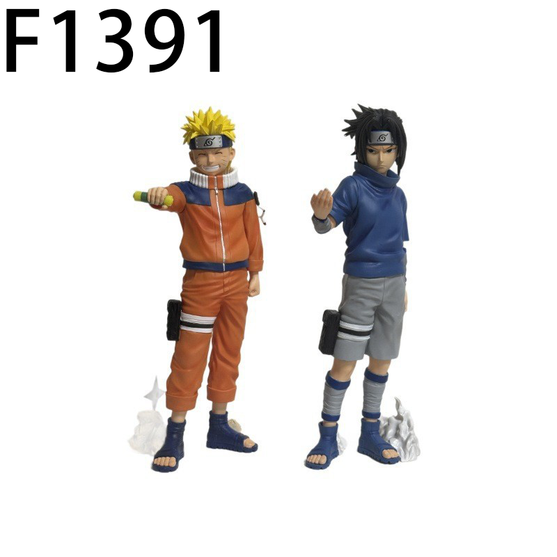 Naruto Uzumaki Sasuke Uchiha Statue Action Figure Anime Collection Model Toy Japanese Anime Character Decoration Gift Fans