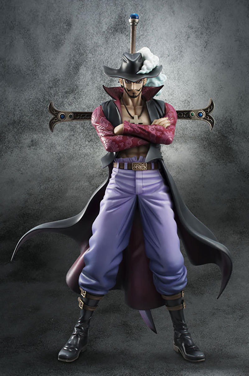 One Piece Dracule Mihawk Statue Action Figure Collection Model Toy Japanese Anime Character Decoration Gift Fans