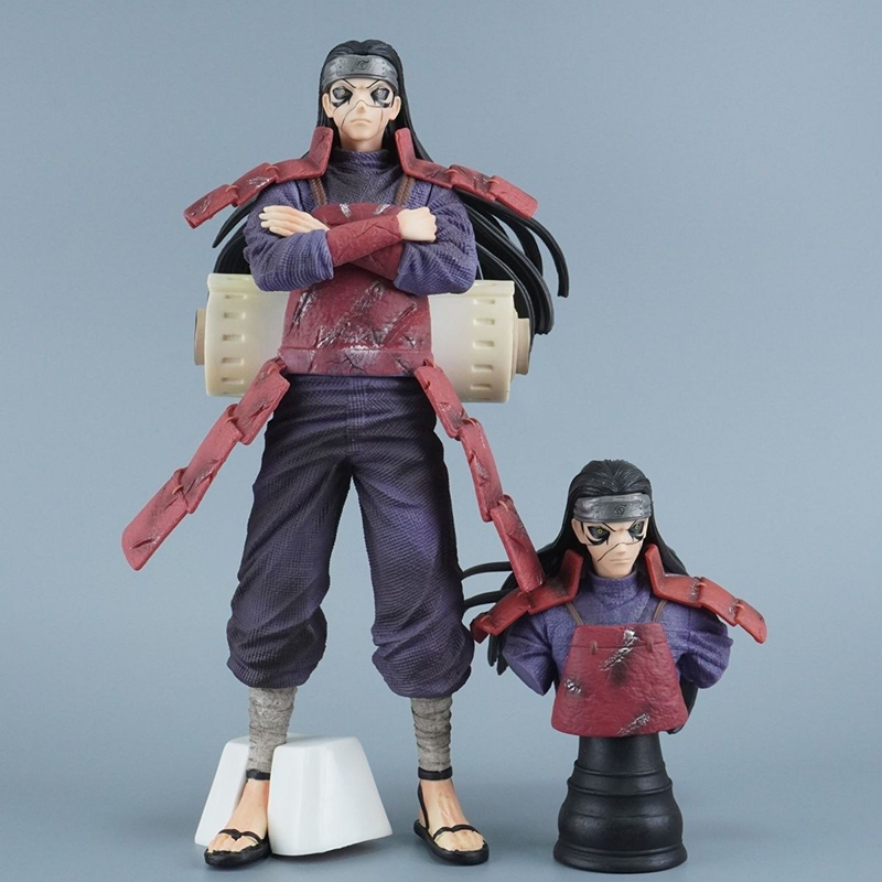 Naruto Uchiha Madara Senju Hashirama Statue Action Figure Collection Model Toy Japanese Anime Character Decoration Gift Fans