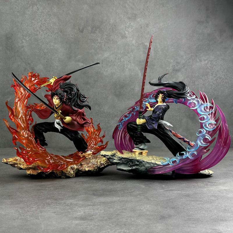 Demon Slayer Kokushibo Yoriichi Tsugikuni Statue Action Figure Collection Model Toy Japanese Anime Character Decoration Fans