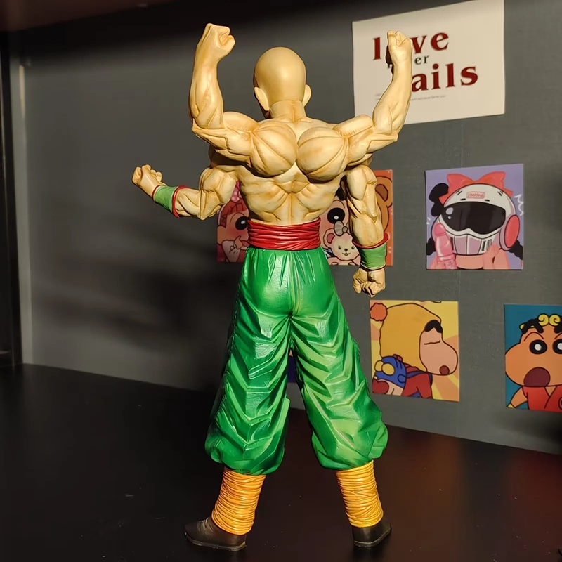 Dragon Ball Tien Shinhan Statue Action Figure Collection Model Toy Japanese Anime Character Decoration Gift Fans