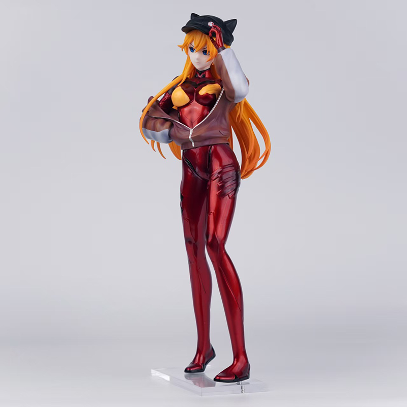 Neon Genesis Evangelion Asuka Langley Statue Action Figure Collection Model Toy Japanese Anime Character Decoration Gift Fans