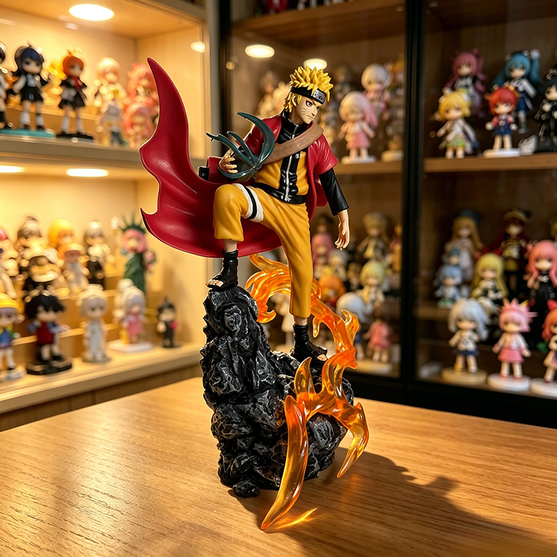 Naruto Sasuke Uchiha Naruto Uzumaki Statue Action Figure Collection Model Toy Japanese Anime Character Decoration Gift Fans