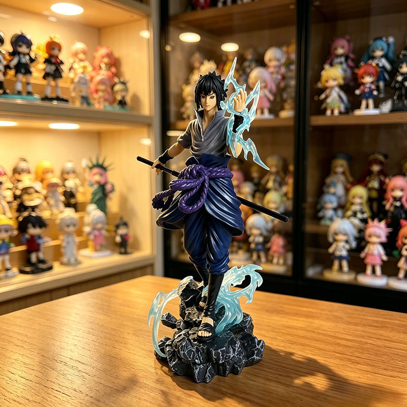 Naruto Sasuke Uchiha Naruto Uzumaki Statue Action Figure Collection Model Toy Japanese Anime Character Decoration Gift Fans