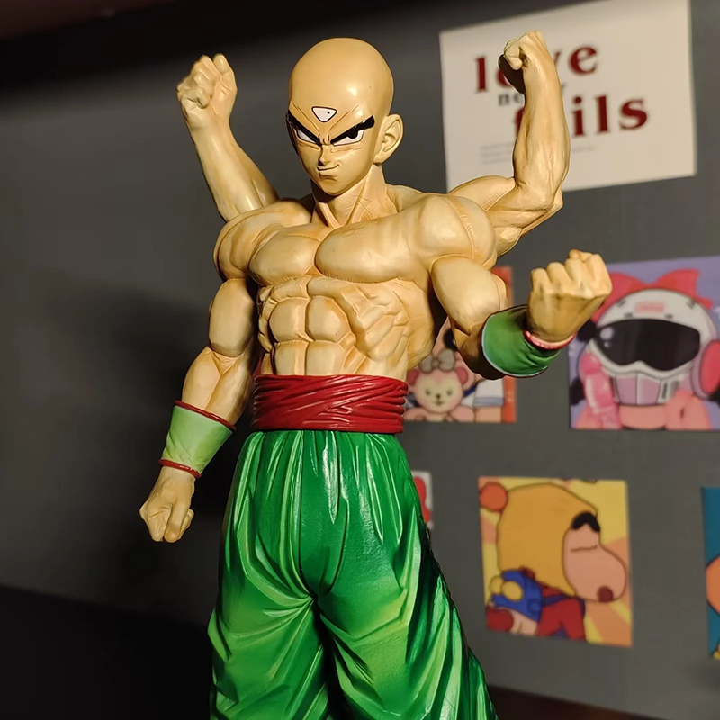 Dragon Ball Tien Shinhan Statue Action Figure Collection Model Toy Japanese Anime Character Decoration Gift Fans