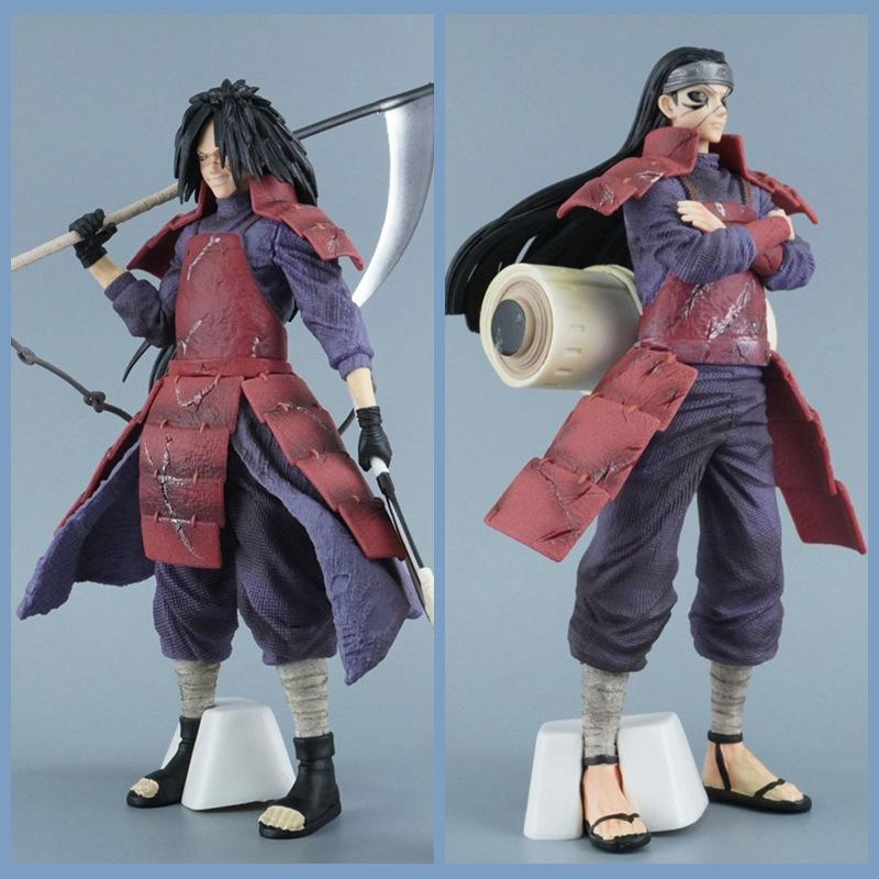 Naruto Uchiha Madara Senju Hashirama Statue Action Figure Collection Model Toy Japanese Anime Character Decoration Gift Fans