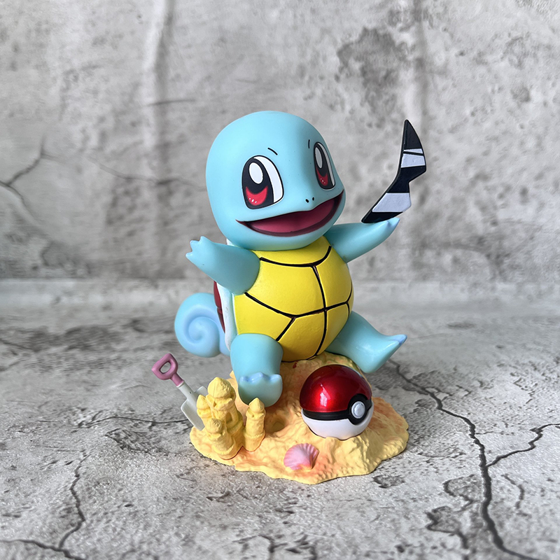 Pokemon Squirtle Statue Action Figure Collection Model Toy Japanese Anime Character Decoration Gift Fans