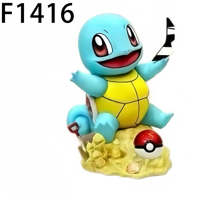 Pokemon Squirtle Statue Action Figure Collection Model Toy Japanese Anime Character Decoration Gift Fans