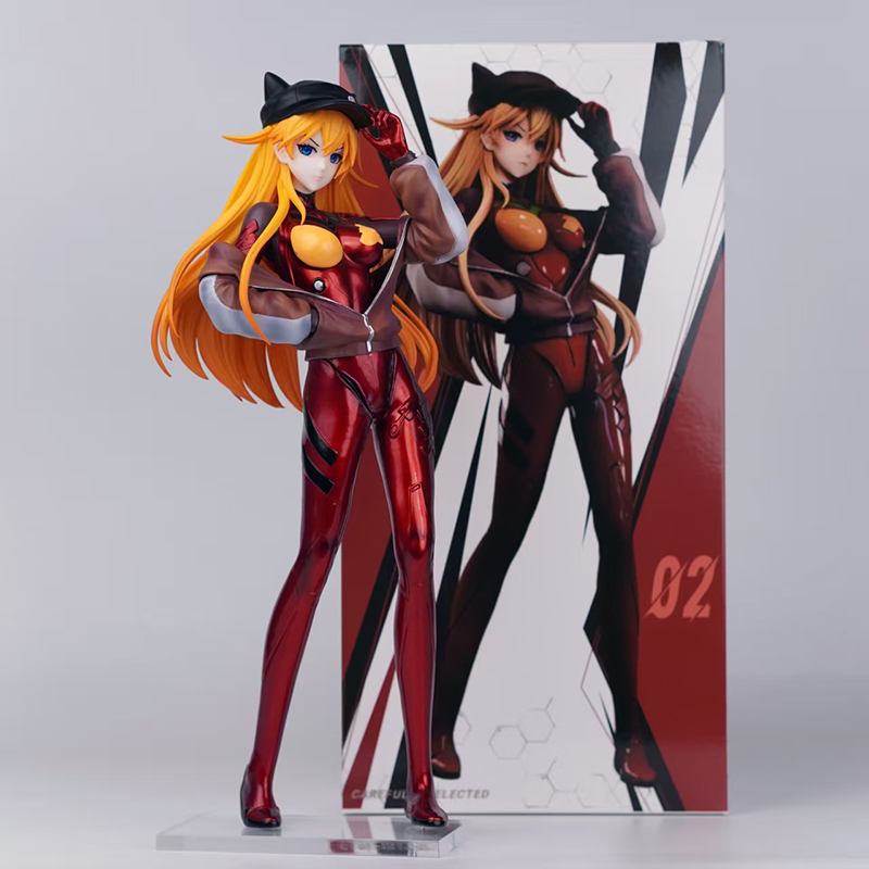 Neon Genesis Evangelion Asuka Langley Statue Action Figure Collection Model Toy Japanese Anime Character Decoration Gift Fans