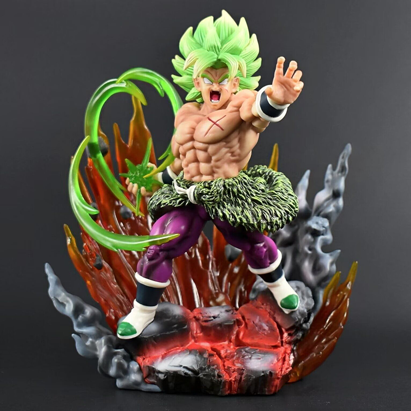 Dragon Ball Broly Gogeta Statue Action Figure Collection Model Toy Japanese Anime Character Decoration Gift Fans