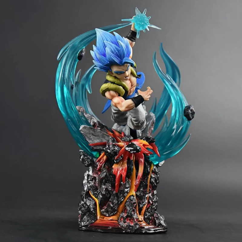 Dragon Ball Broly Gogeta Statue Action Figure Collection Model Toy Japanese Anime Character Decoration Gift Fans