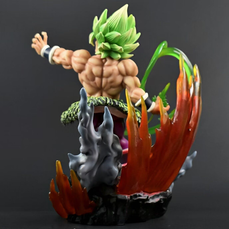 Dragon Ball Broly Gogeta Statue Action Figure Collection Model Toy Japanese Anime Character Decoration Gift Fans