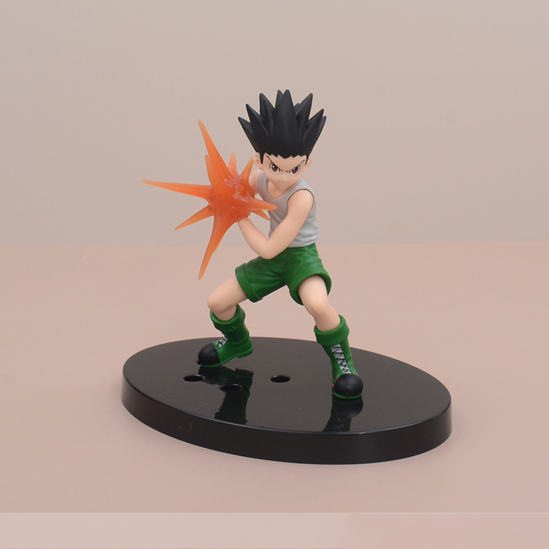 Hunter x Hunter Gon Freecss Killua Zoldyck Kurapika Statue Action Figure Anime Collection Model Toy Character Decoration Fans