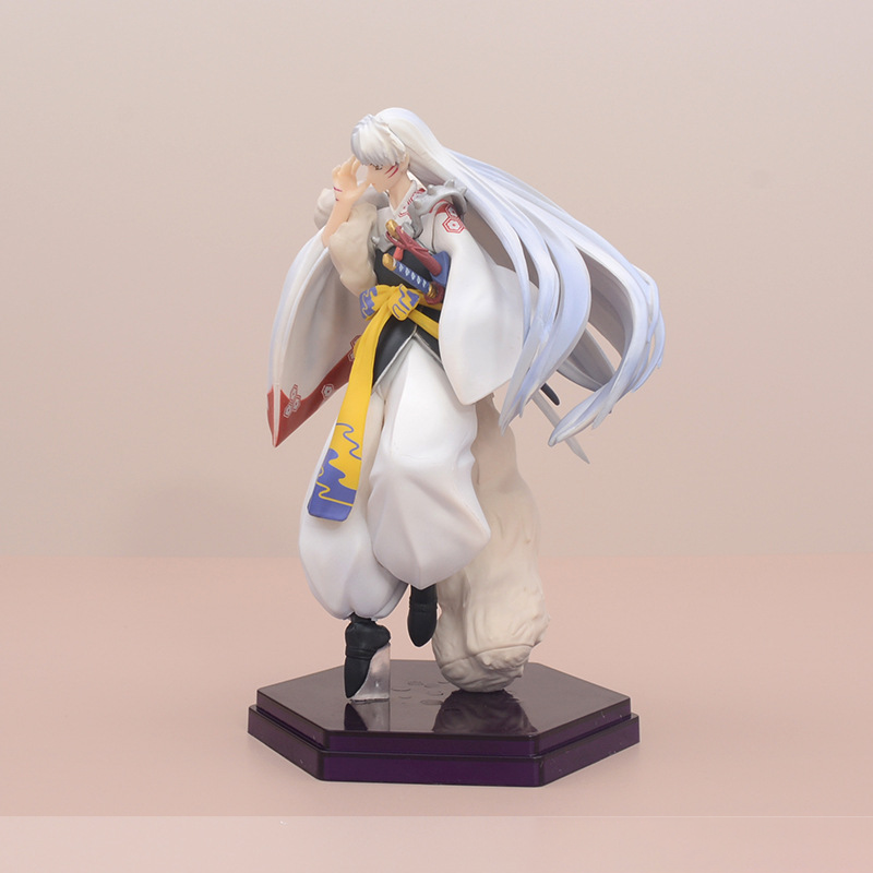 Inuyasha Sesshomaru Statue Action Figure Collection Model Toy Japanese Anime Character Decoration Gift Fans