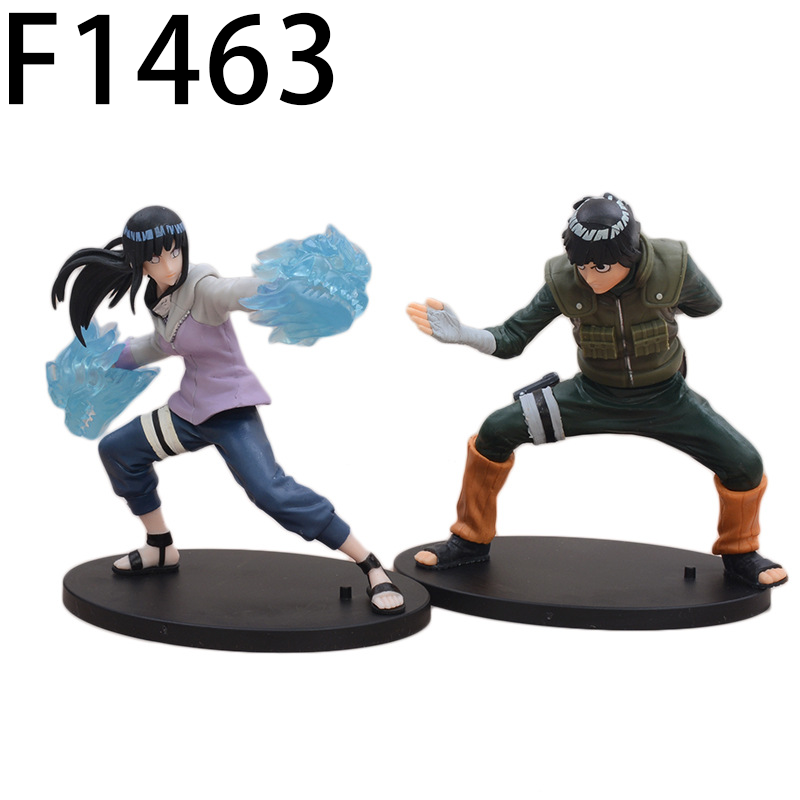 Naruto Rock Lee Hinata Hyuga Statue Action Figure Collection Model Toy Japanese Anime Character Decoration Gift Fans