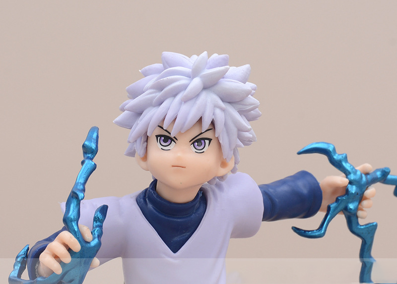 Hunter x Hunter Gon Freecss Killua Zoldyck Kurapika Statue Action Figure Anime Collection Model Toy Character Decoration Fans