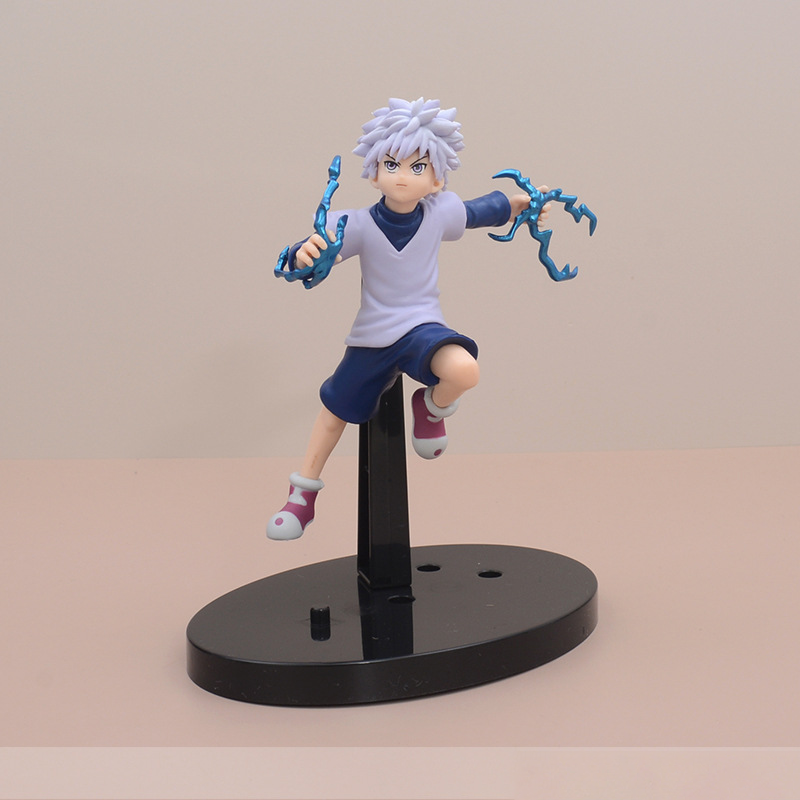 Hunter x Hunter Gon Freecss Killua Zoldyck Kurapika Statue Action Figure Anime Collection Model Toy Character Decoration Fans