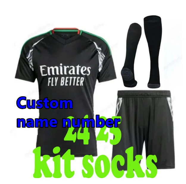 Men kit 2425 Arsenal soccer jersey Home Away 3rd RICE HAVERTZ SAKA MARTINELLI WHITE SALIBA G.JESUS JORGINHO ODEGAARD 2024 2025 Shirt Football Adult Uniforms