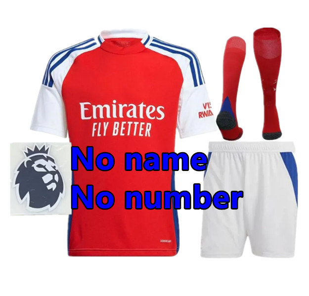 KIDS kit 2425 Arsenal soccer jersey Home Away 3rd RICE HAVERTZ SAKA MARTINELLI WHITE SALIBA G.JESUS JORGINHO ODEGAARD 2024 2025 Shirt Football BOY Uniforms