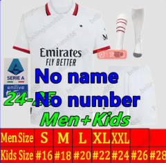 Men kit 2425 AC Milan soccer jersey Home Away 3rd MORATA GIROUD RAFA LEAO PULISIC TOMORI THEO 2024 2025 Shirt Football Adult Uniforms