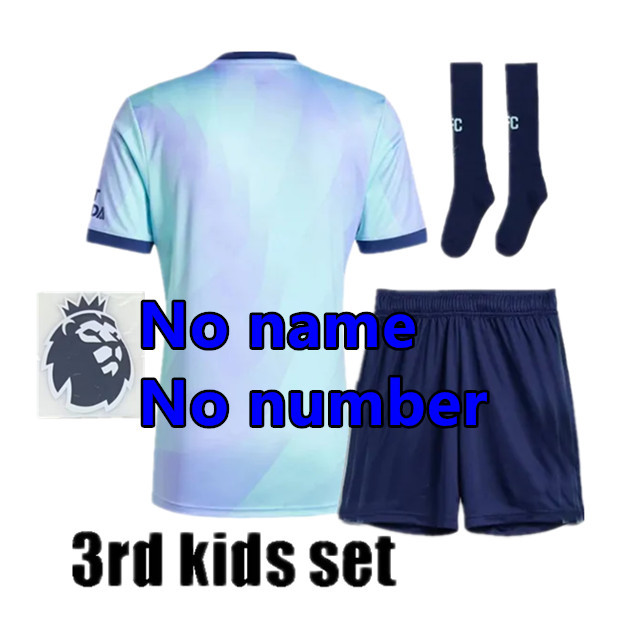 KIDS kit 2425 Arsenal soccer jersey Home Away 3rd RICE HAVERTZ SAKA MARTINELLI WHITE SALIBA G.JESUS JORGINHO ODEGAARD 2024 2025 Shirt Football BOY Uniforms