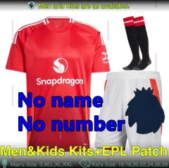 2425 Men KIT Manchester United Soccer Jerseys Home Away 3rd RASHFORD GARNACHO HOJLUND B. FERNANDES MARTINEZ DALOT CASEMIRO SHAW ANTONY MAINOO 2024 2025 Football shirt Men Kit Uniforms