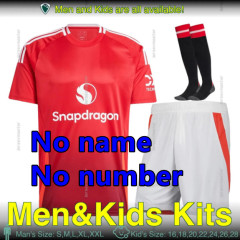 2425 Men KIT Manchester United Soccer Jerseys Home Away 3rd RASHFORD GARNACHO HOJLUND B. FERNANDES MARTINEZ DALOT CASEMIRO SHAW ANTONY MAINOO 2024 2025 Football shirt Men Kit Uniforms