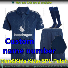 2425 Men KIT Manchester United Soccer Jerseys Home Away 3rd RASHFORD GARNACHO HOJLUND B. FERNANDES MARTINEZ DALOT CASEMIRO SHAW ANTONY MAINOO 2024 2025 Football shirt Men Kit Uniforms