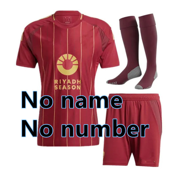 2425 Men KIT Roma Soccer Jerseys Home Away 3rd Abraham Wijnaldum Totti Dybala Shaarawy Pellegrini Cristante   2024 2025 AS Roma Football shirt Adult  Uniforms