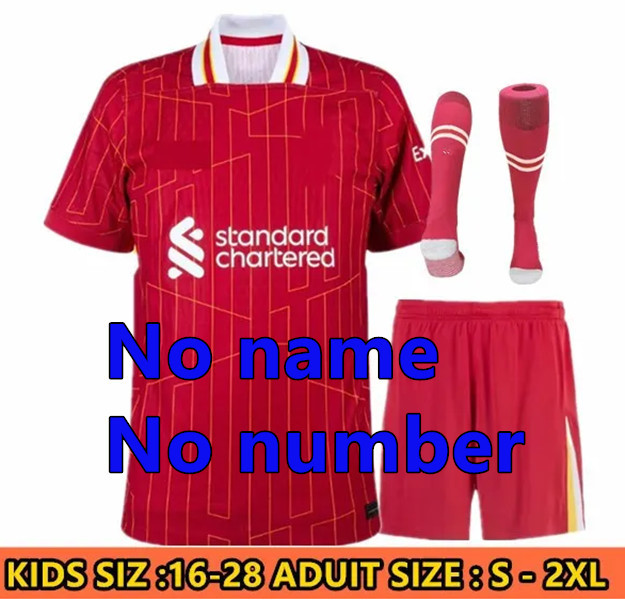 24 25 Men kit Liverpool Soccer Jersey Salah Darwin Nunez Home Away Dominik Szoboszlai Robertson Alisson Becker Joe Gomez Joel Matip 2024 2025 Football Men uniforms